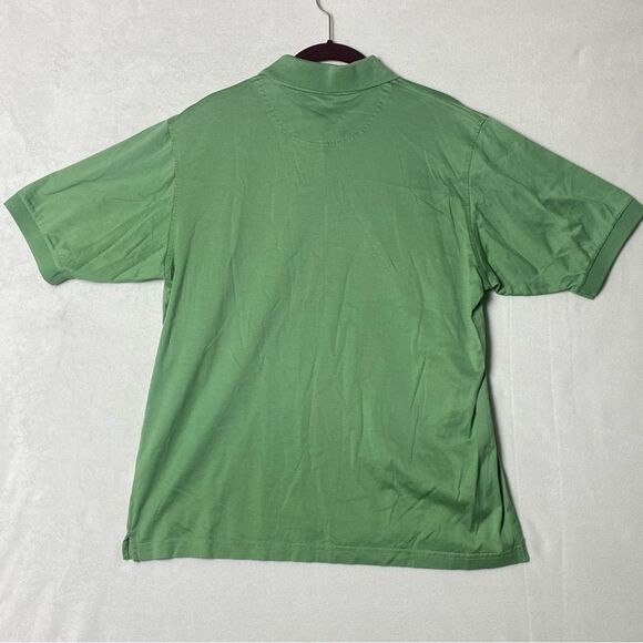 Tricots St Raphael Green Short Sleeve Polo Size Medium - Picture 2 of 12